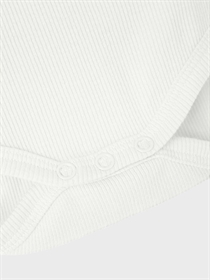 Name It Kortærmet Rib Body Jinna Bright White